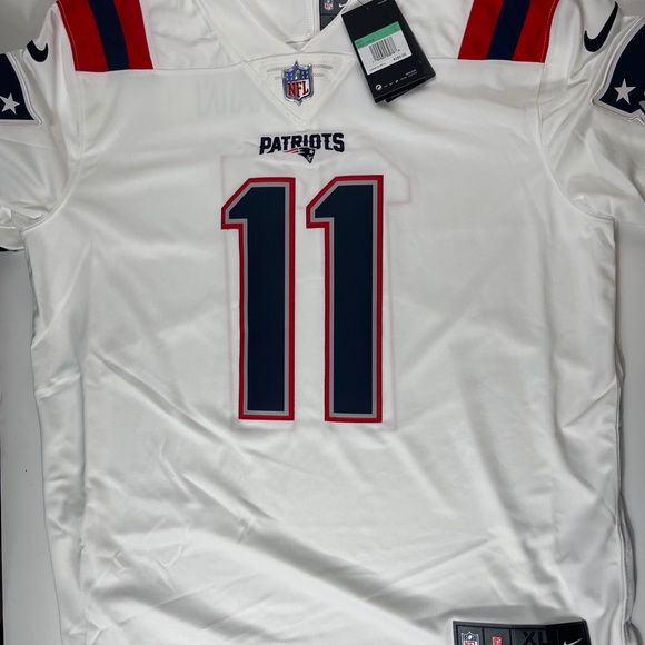Nike on field Julian Edelman New England patriots sewn NFL Jersey XL and L - Picture 9 of 9